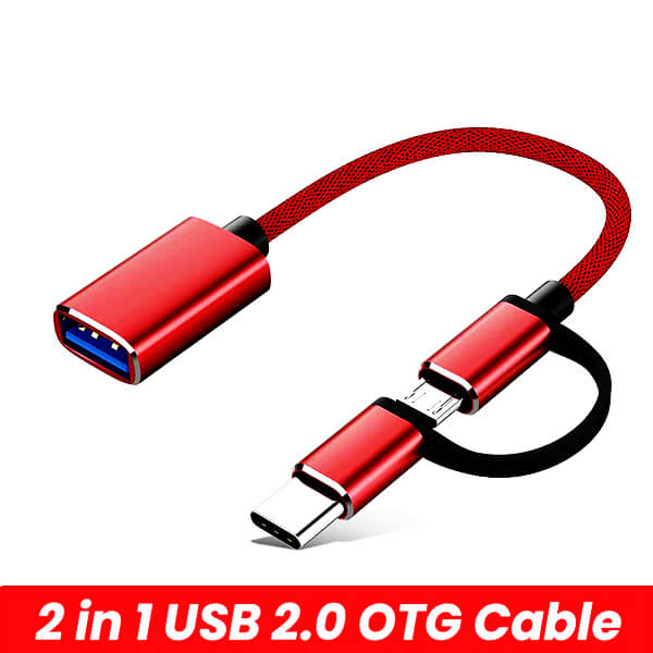 Original Premium Quality 2 in 1 OTG Cable